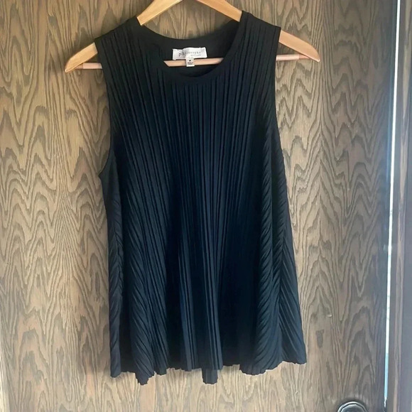 Philosophy Tops - Black‎ philosophy pleated top M